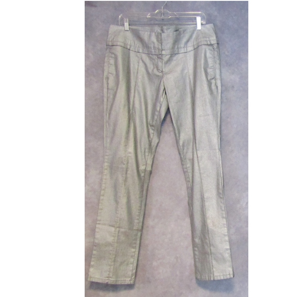 She Said Silver Denim Jeans Size 14